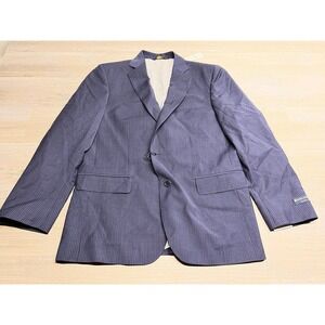 Brooks Brothers‎ Explorer Classic Sport Coat Jacket Blue Pinstripe Sz 42R